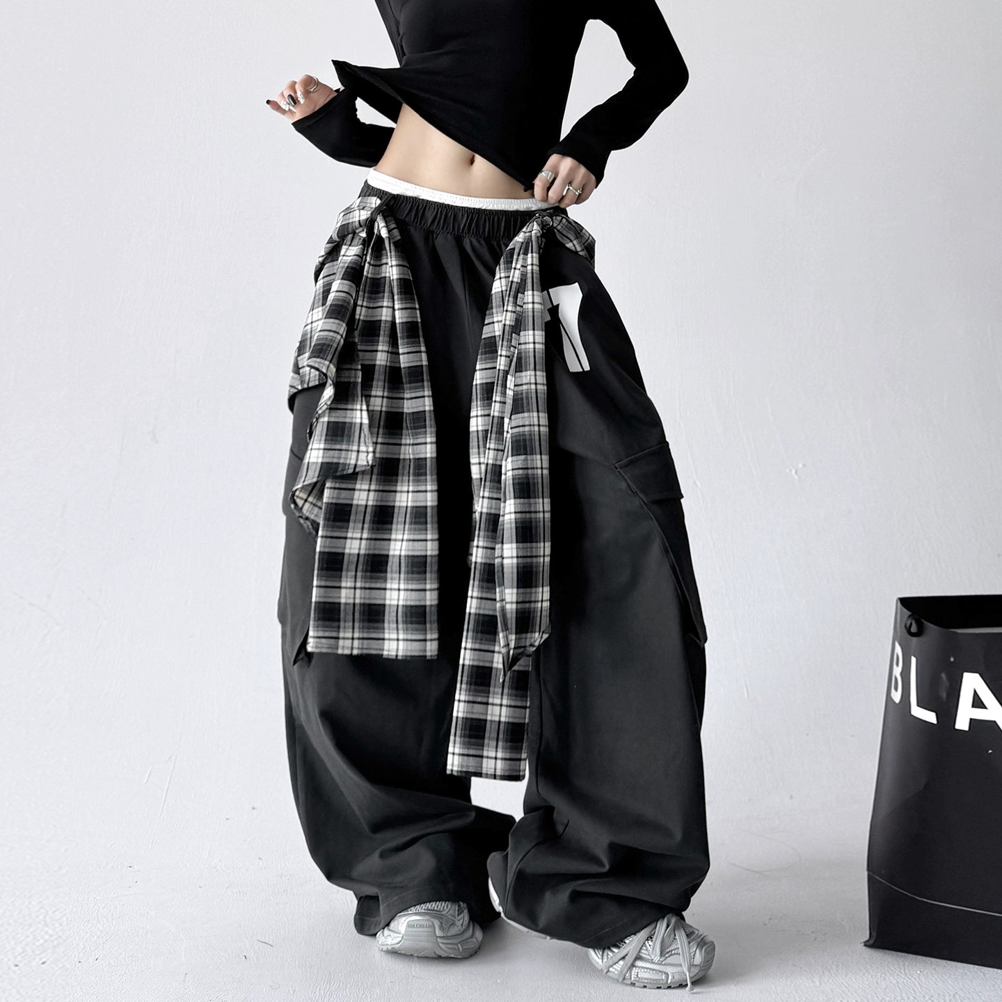 Plaid Override Pants
