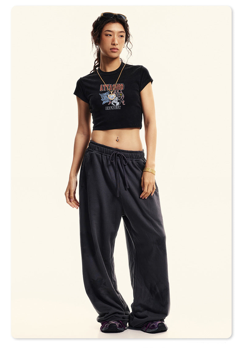 Attached Crop Tee