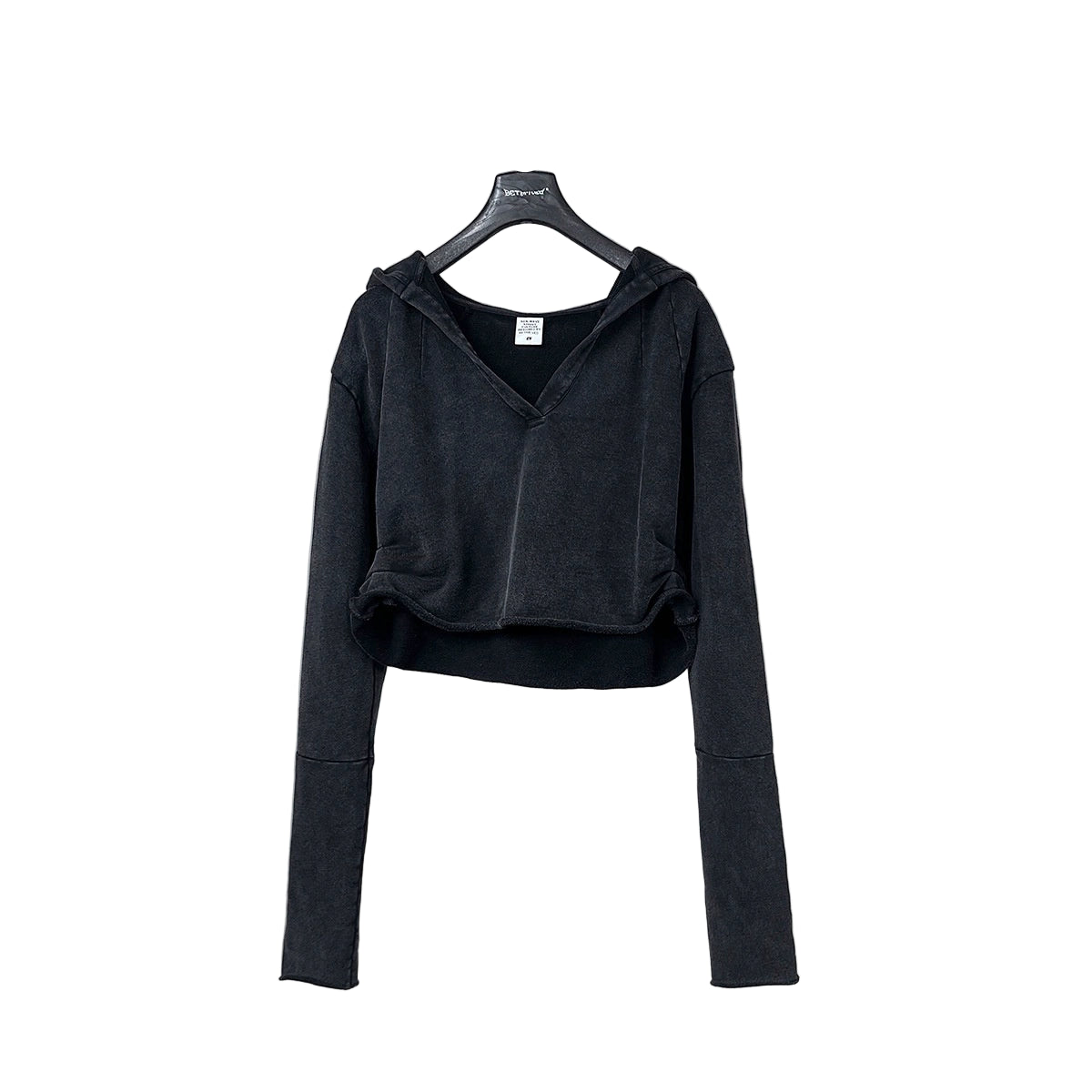 Grunge Crop Hoodie