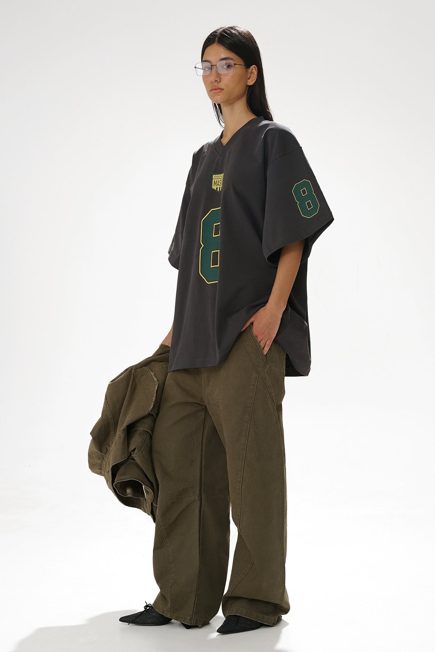 "Varsity Racer 8" Tee