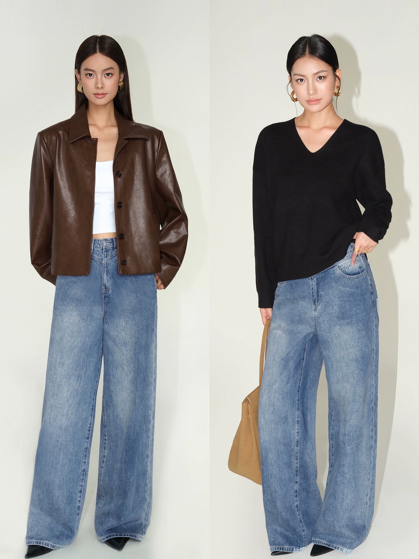 Mavis Retro Wide-Leg Pants