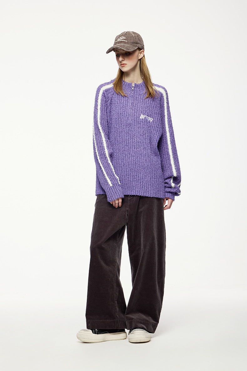 Quarter-Zip Knit Sweater