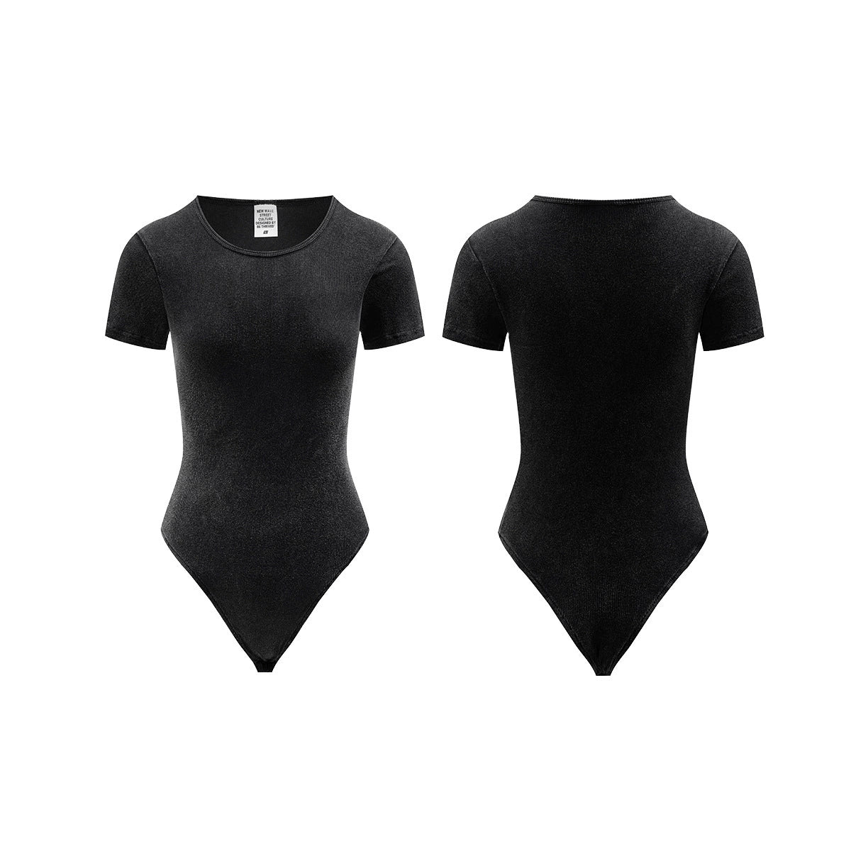 Pure Black Bodysuit