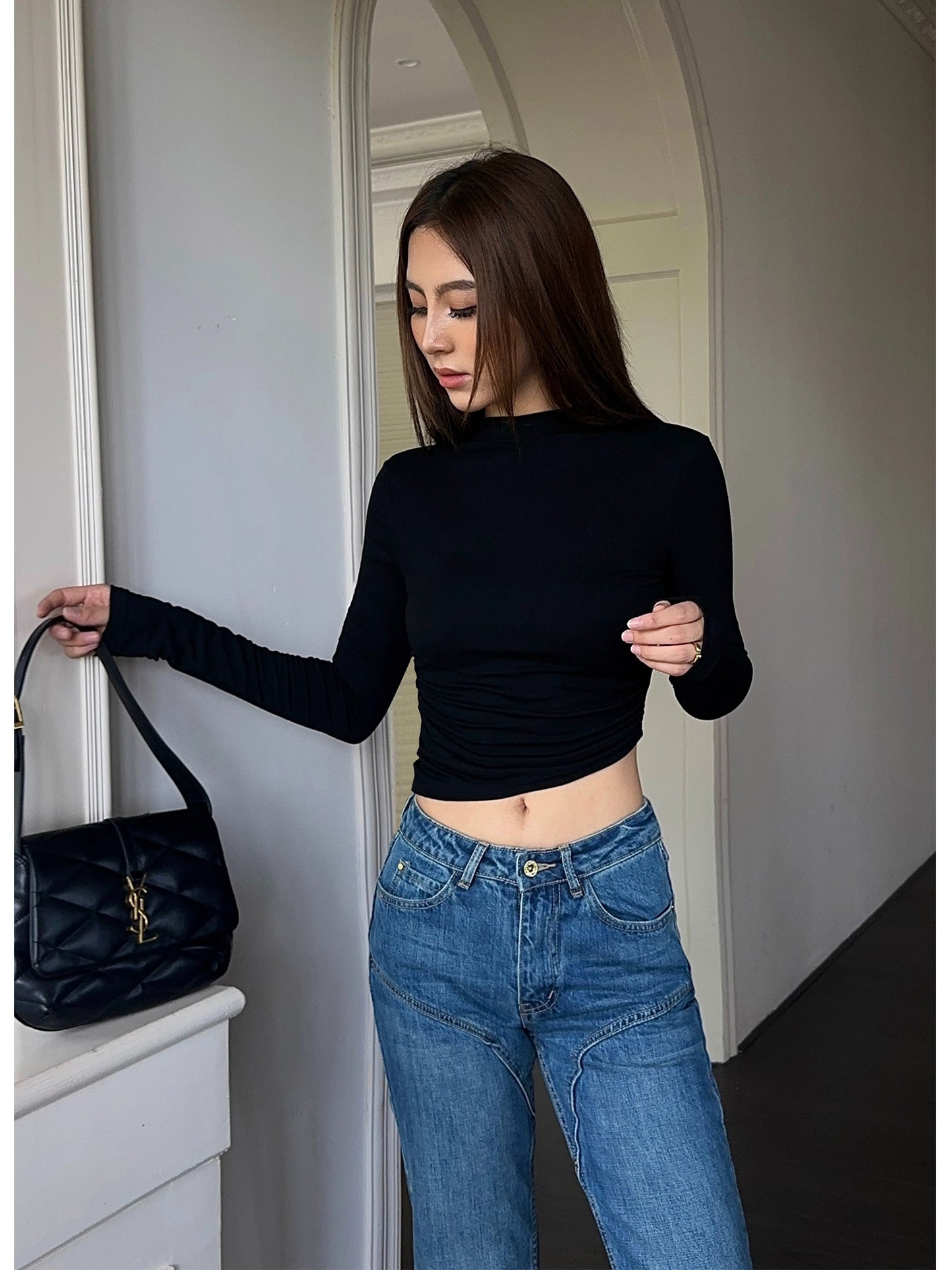 Elle Sculpted Crop