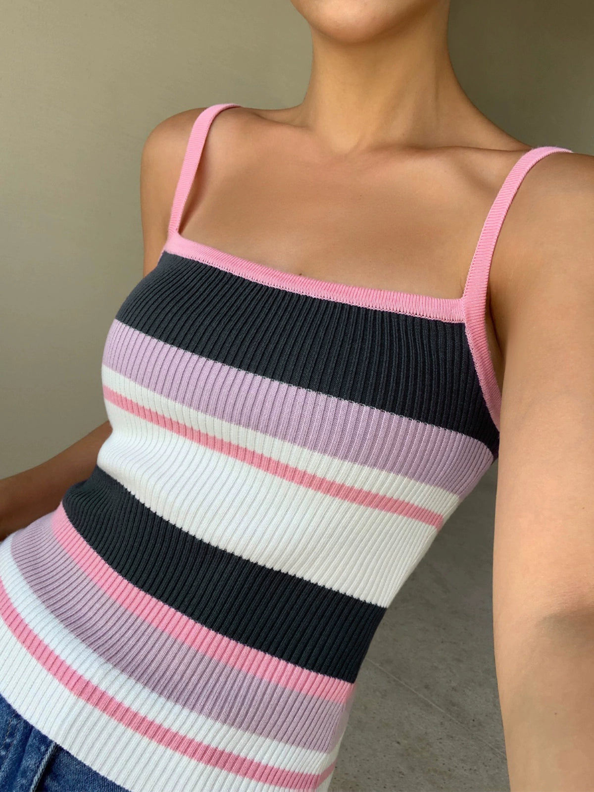 Candy Chic Stripe Tank