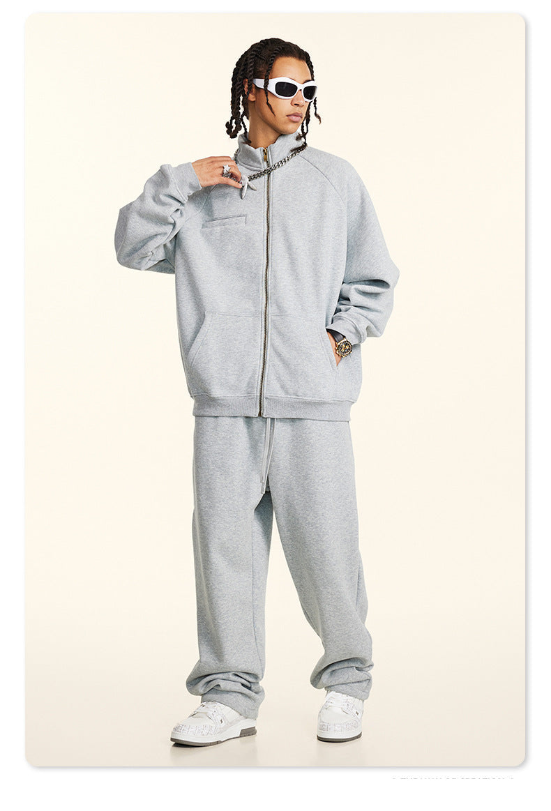 Reid Zip Fleece Sweatshirt