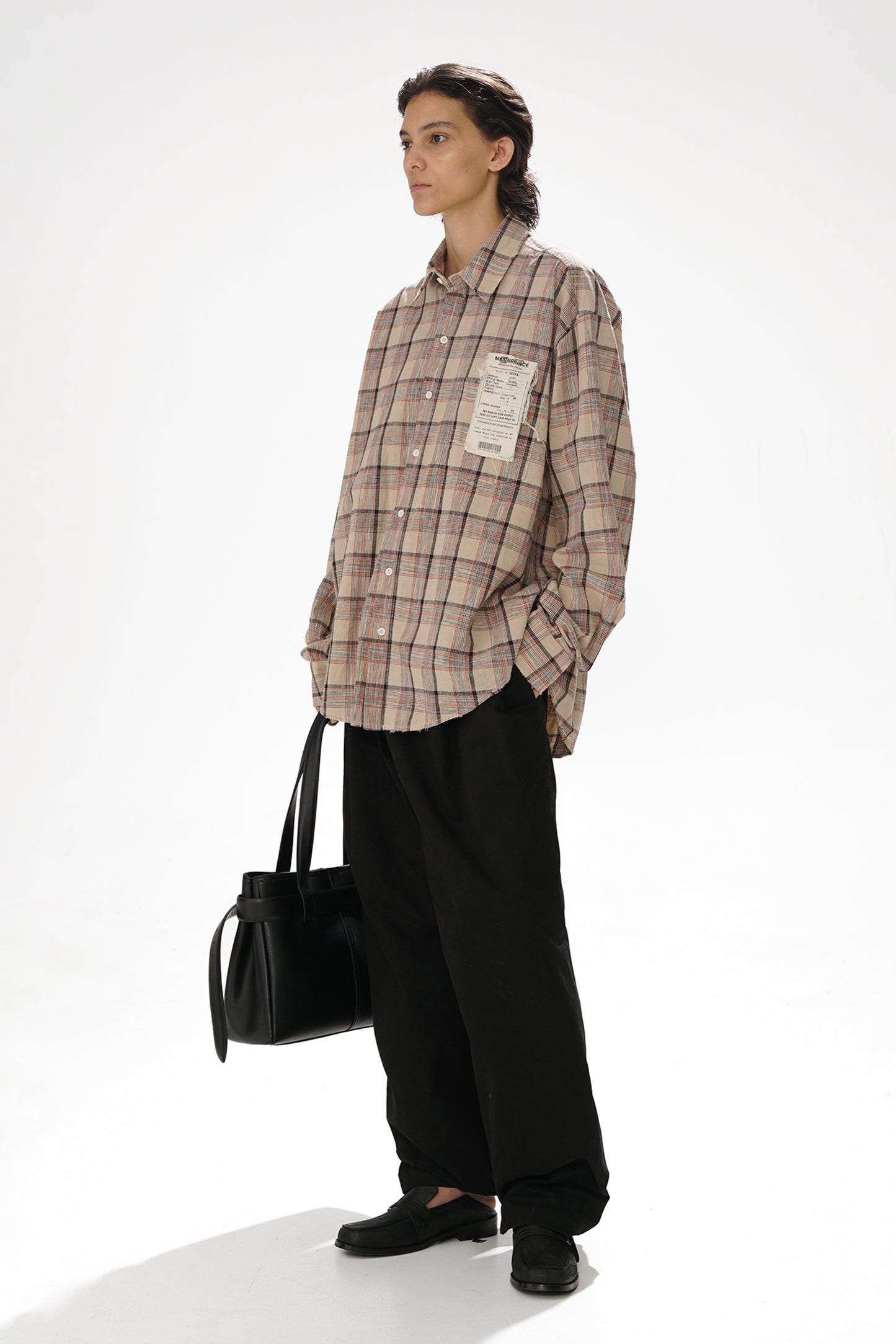 Patch Note Plaid Shirt