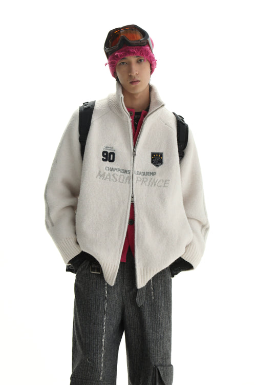 Retro90 Zip Cardigan