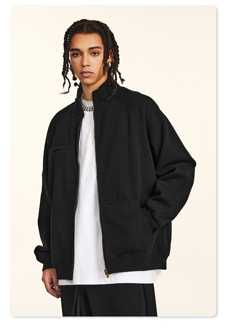 Reid Zip Fleece Sweatshirt