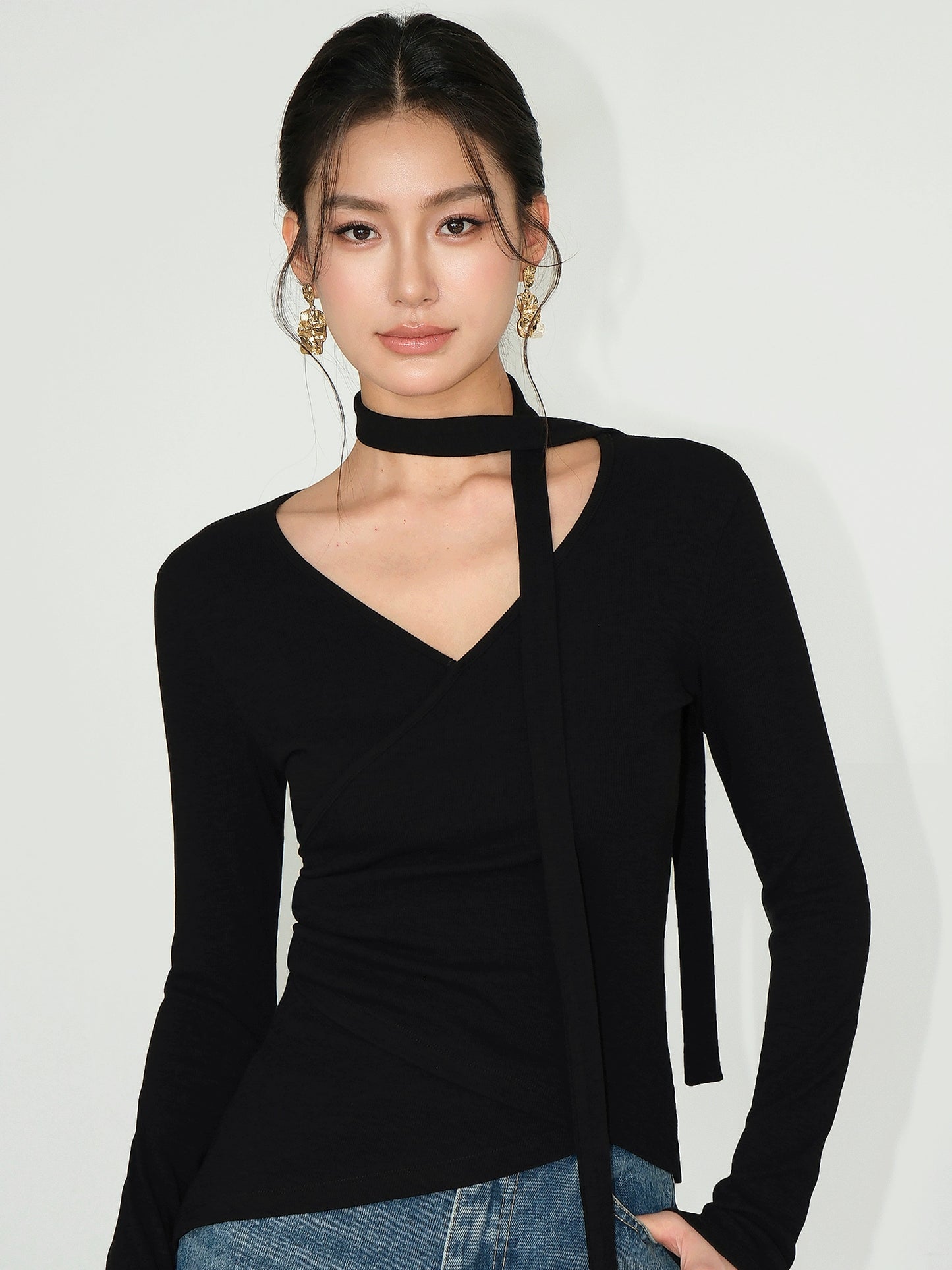 Eira Lux Tie Top
