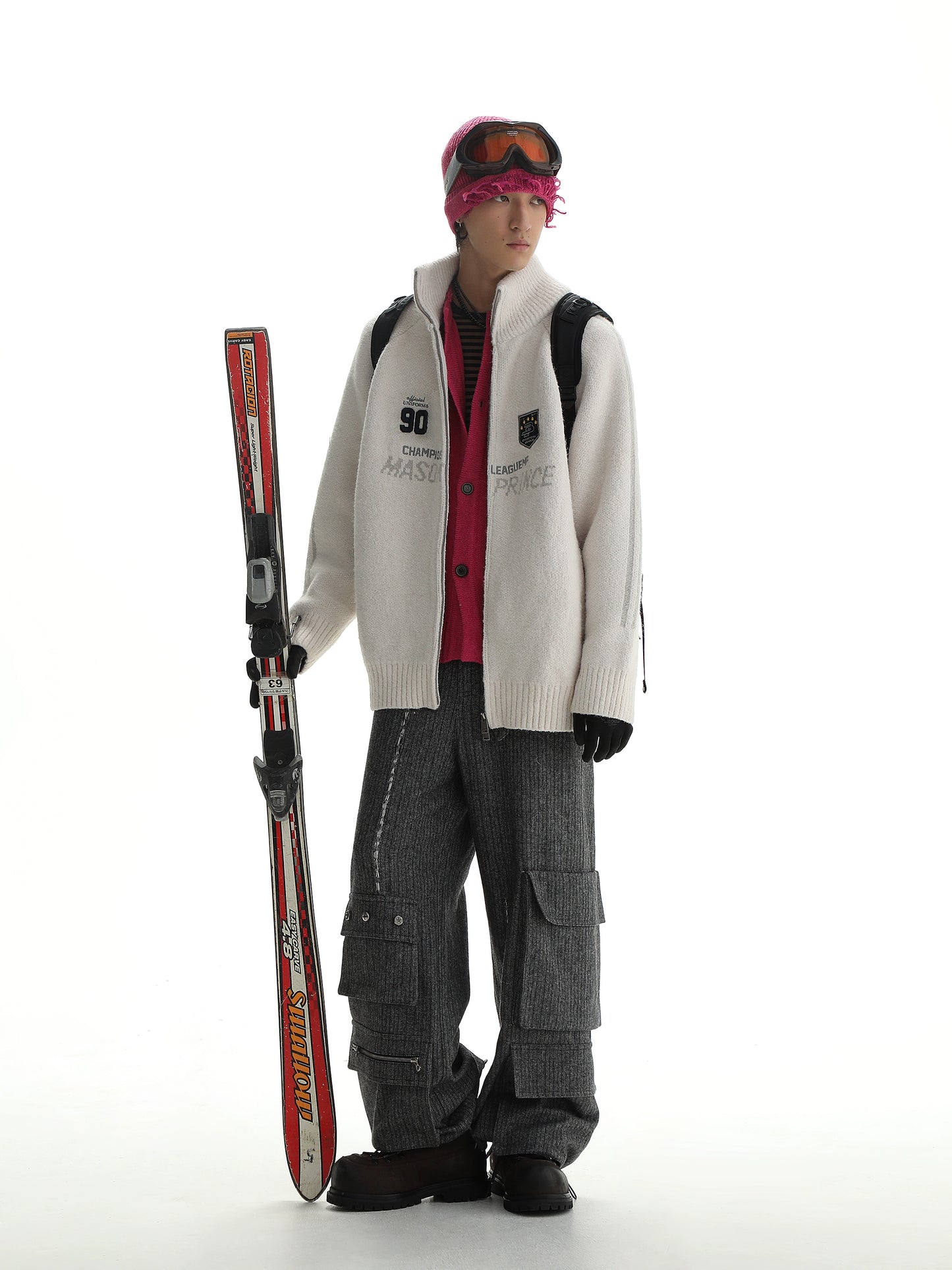 Retro90 Zip Cardigan