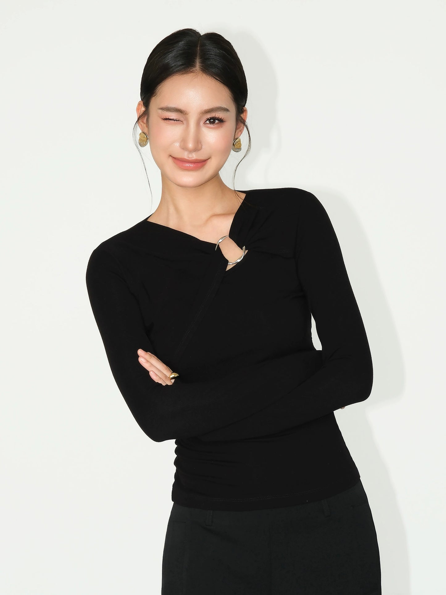 Sable Twist Detail Top