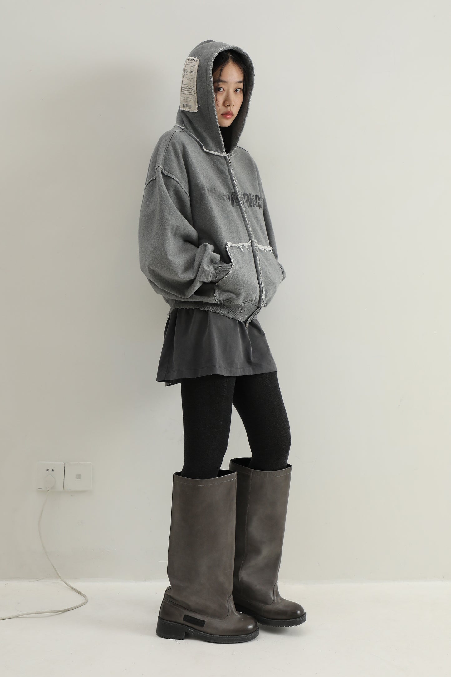 Tagline Loop Hoodie (Loose Edition)