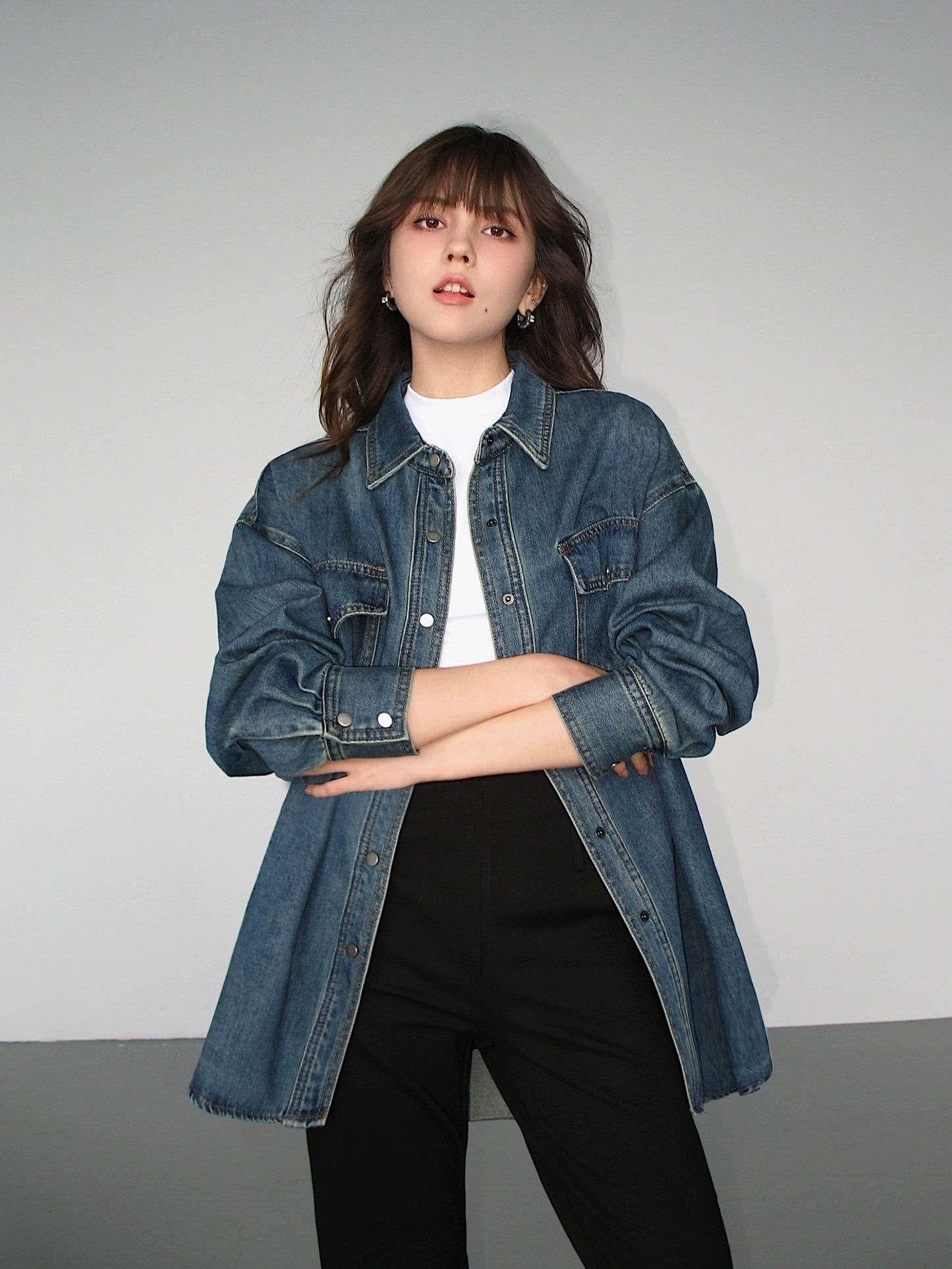 Jenna Denim Shacket