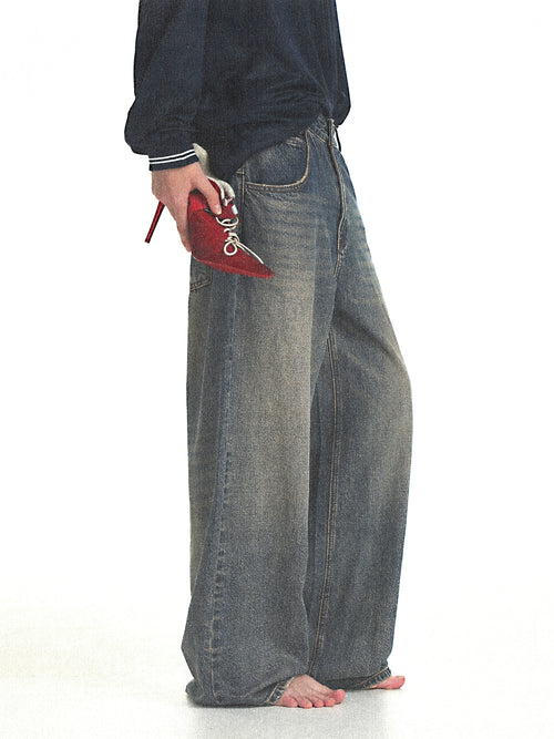 Embroidered Back Jeans