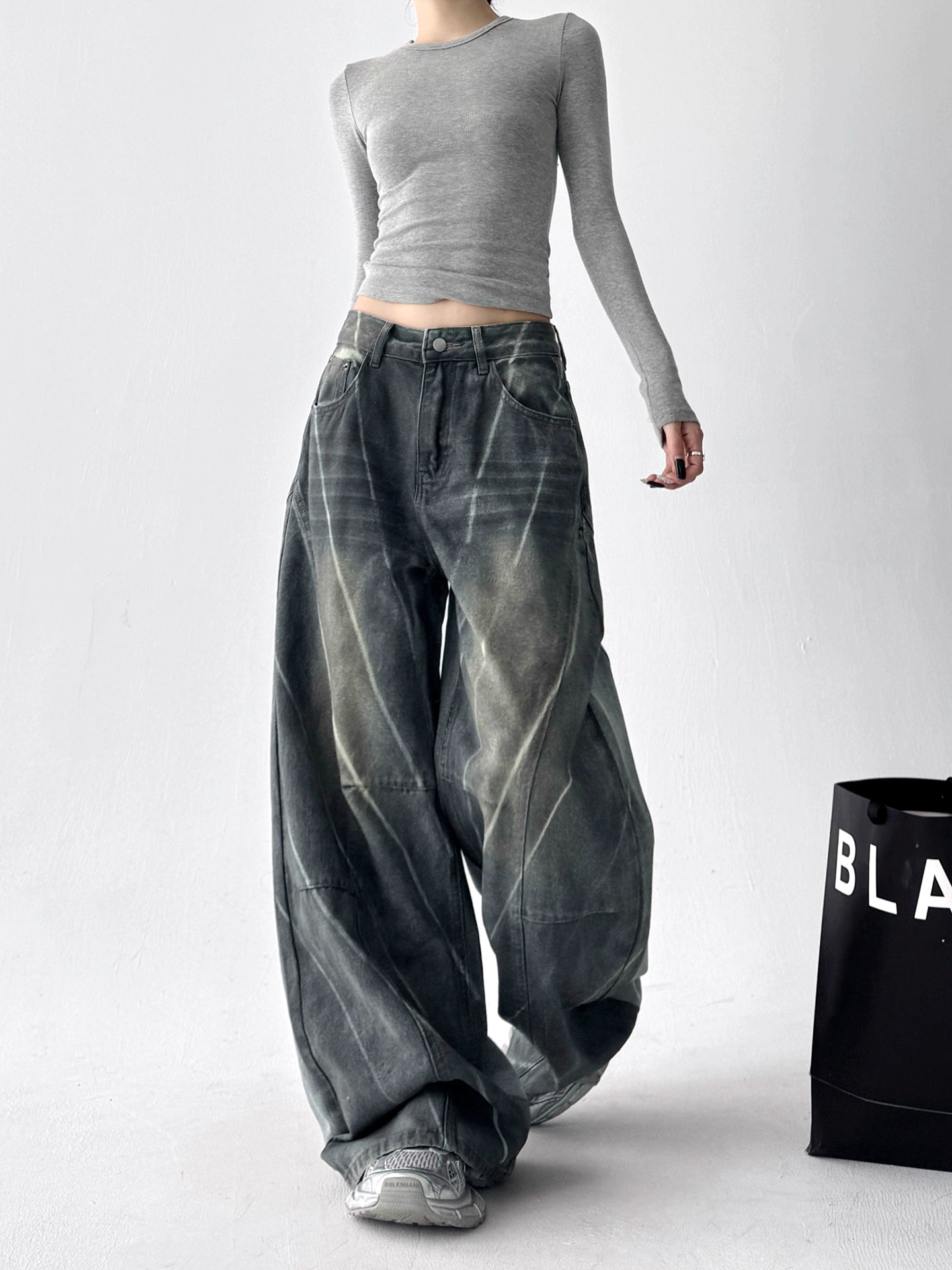 Crushed Horizon Jeans