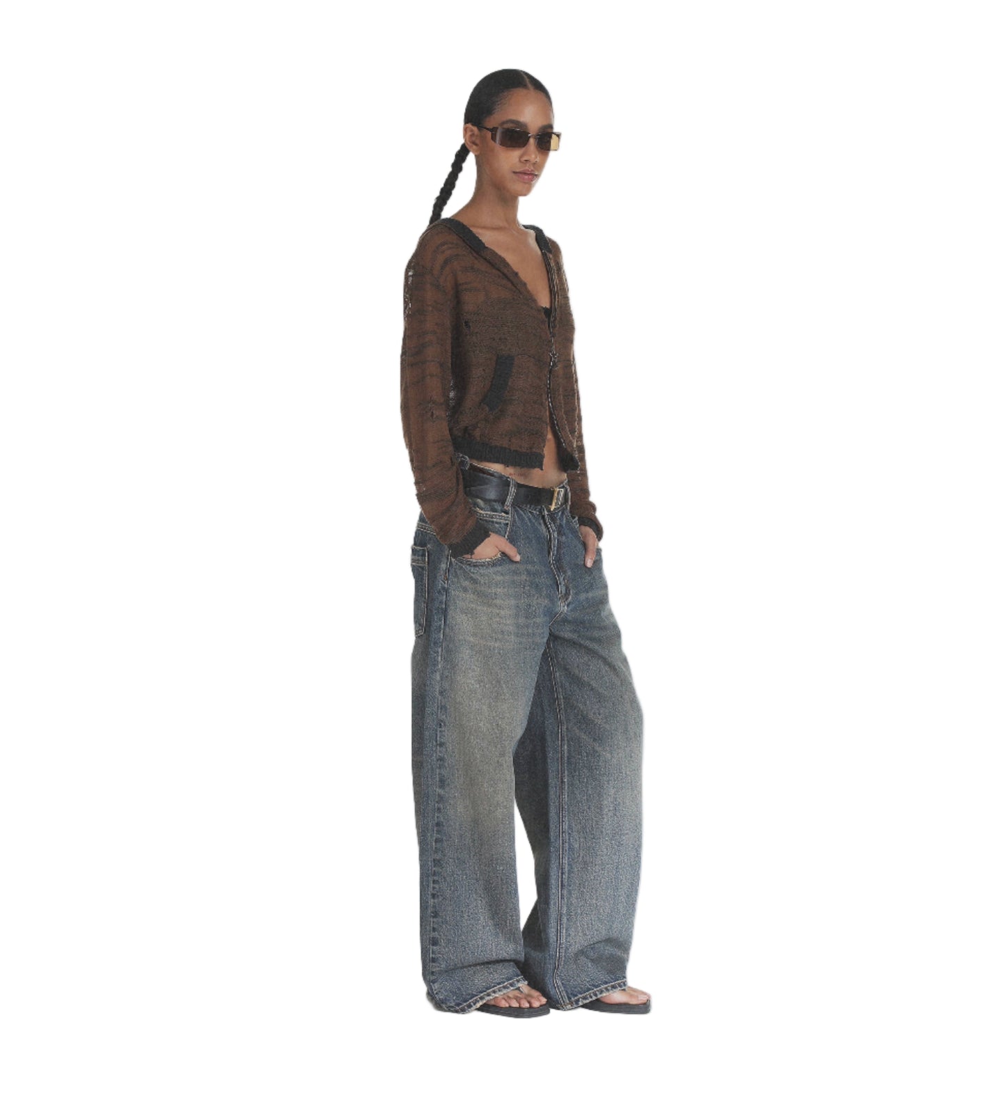 Embroidered Back Jeans