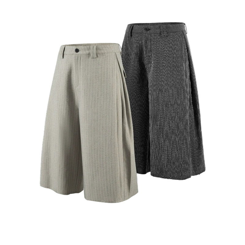 Executive Wide-Leg Shorts