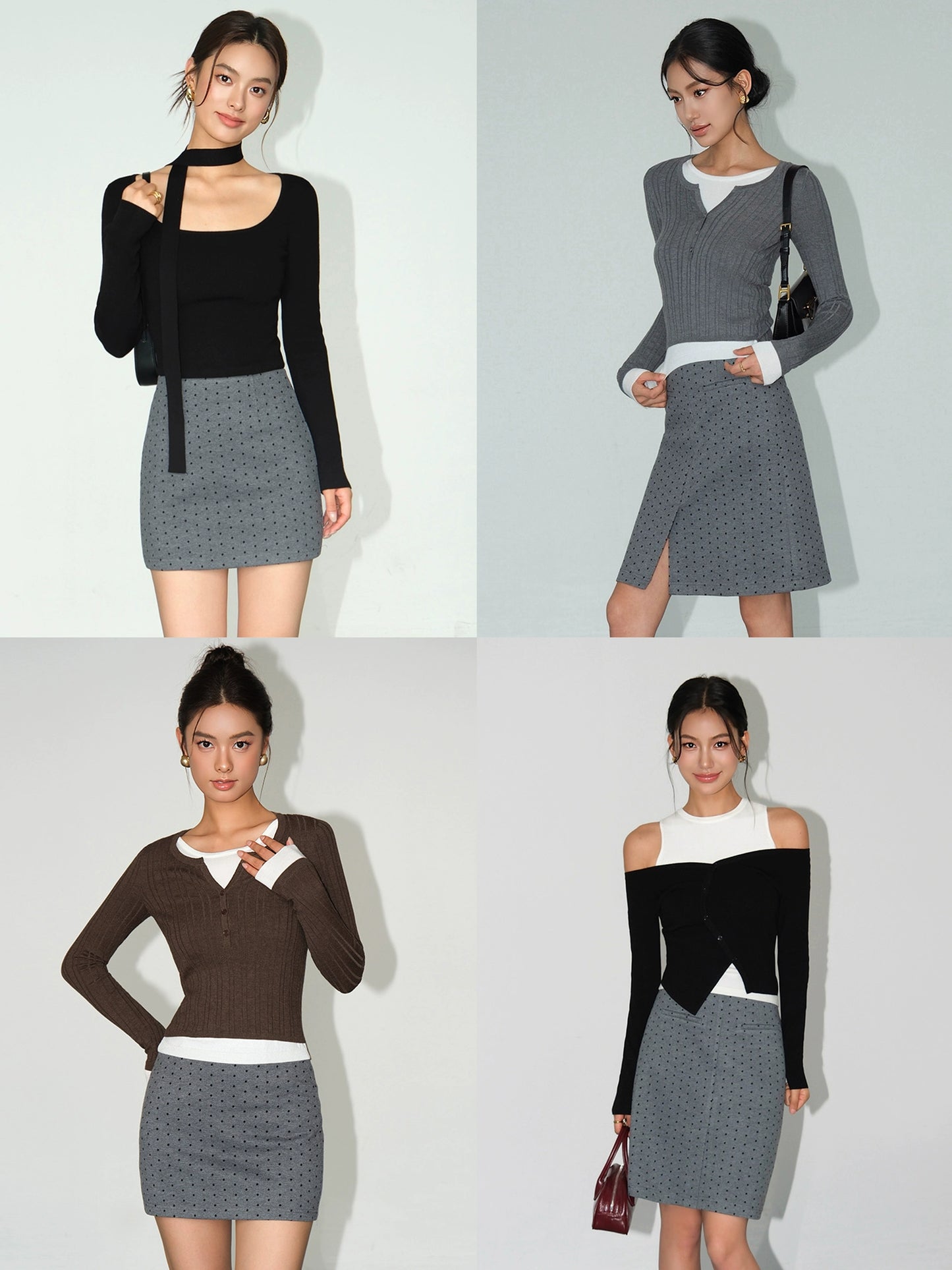 Beatrix Polka Skirt