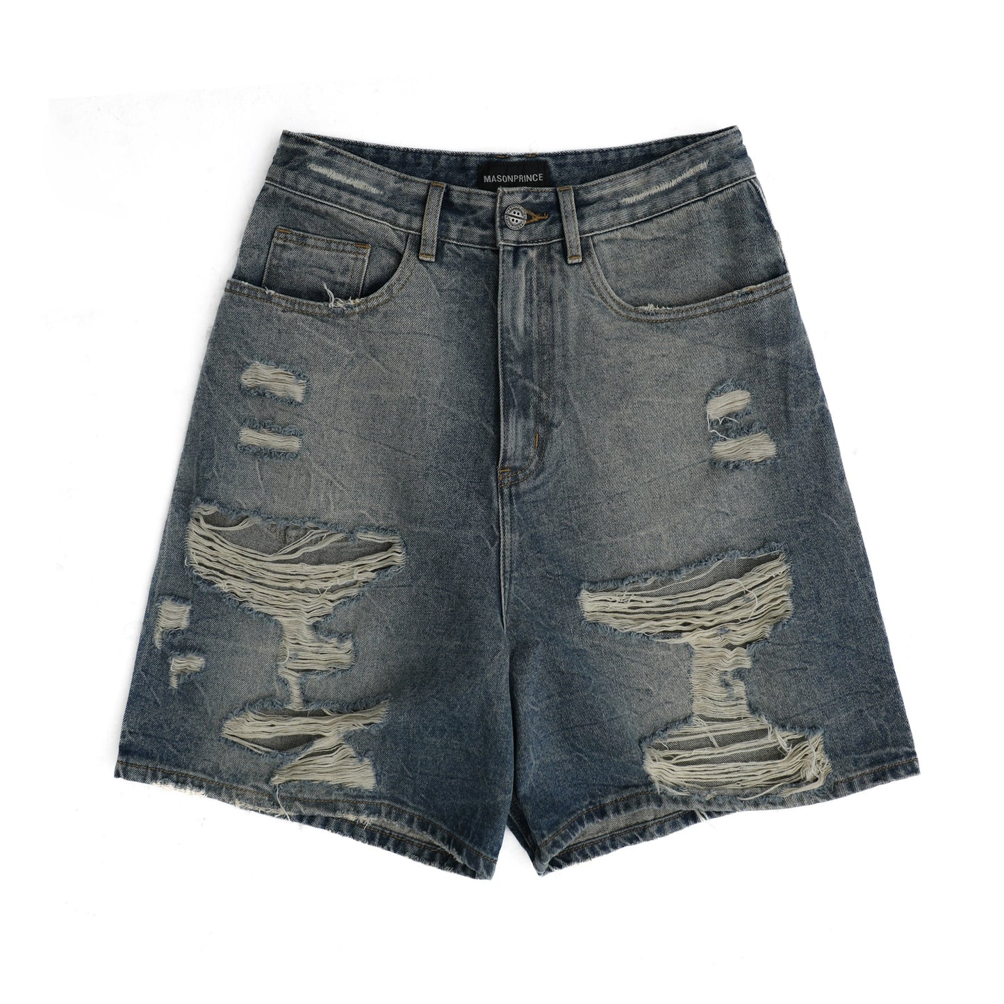 Shatter Denim Shorts