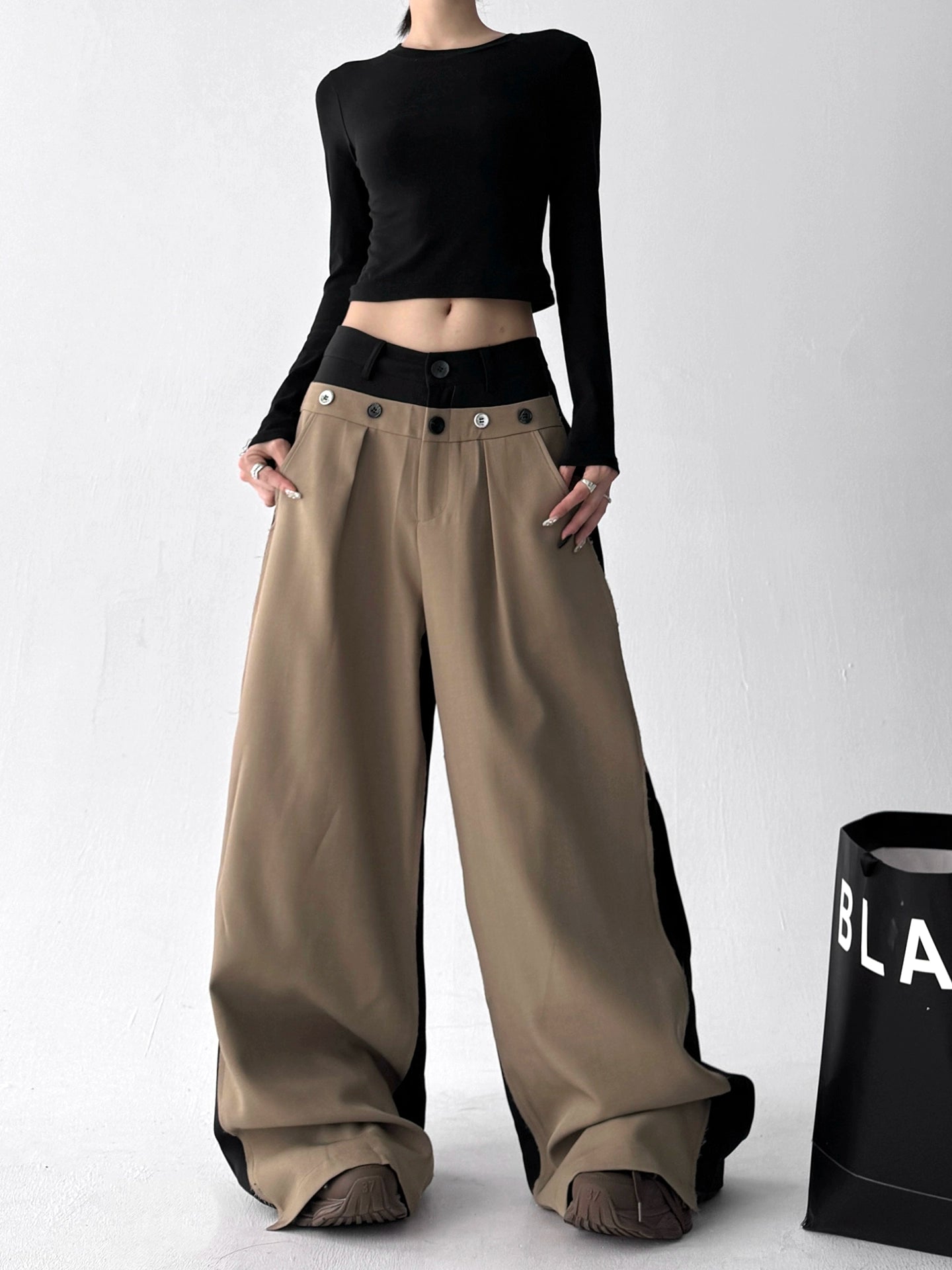Blockline Baggy Pants