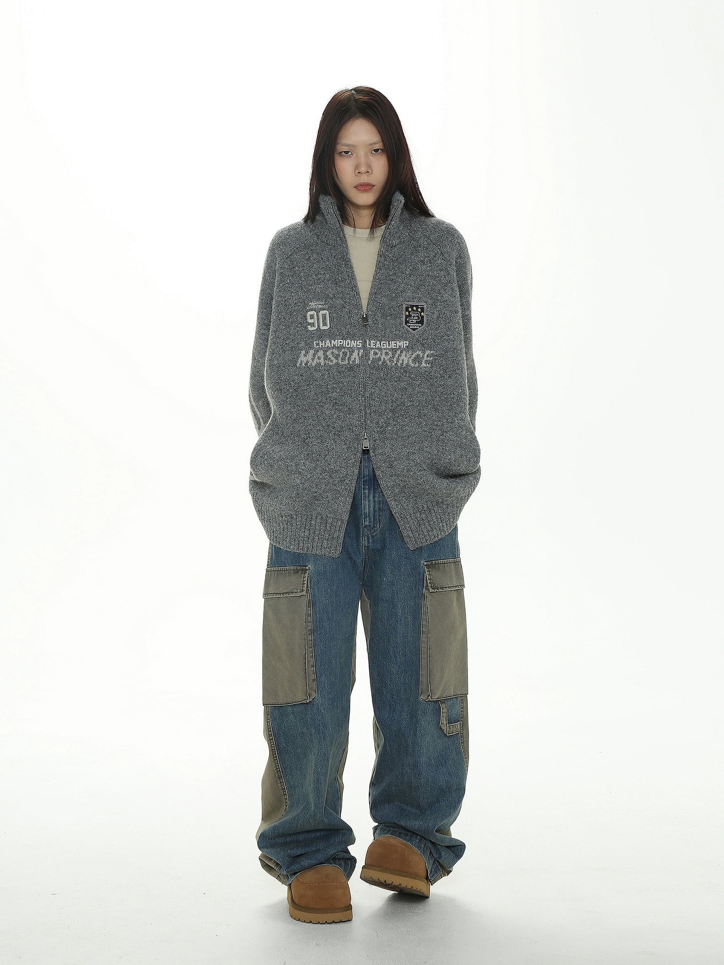 Retro90 Zip Cardigan