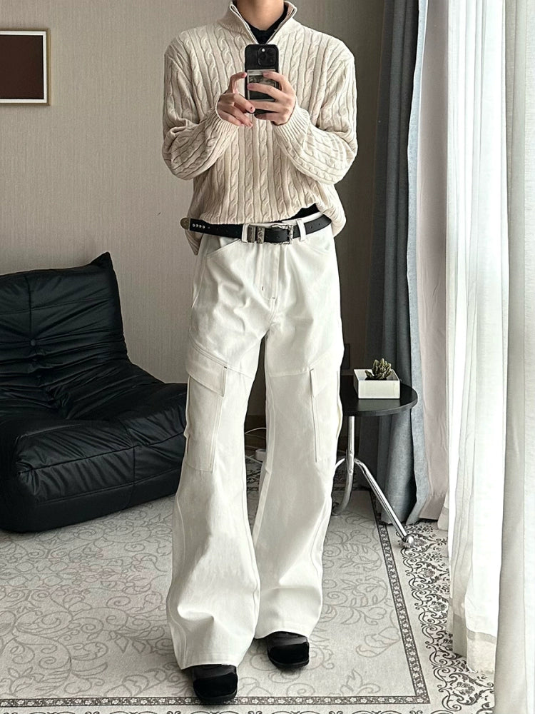 MUKHINA: Casual Workwear Pant | Nüra - Elevate your office look with MUKHINA's stylish female casual workwear pants. Perfect blend of comfort and elegance for the modern professional. - $98.00