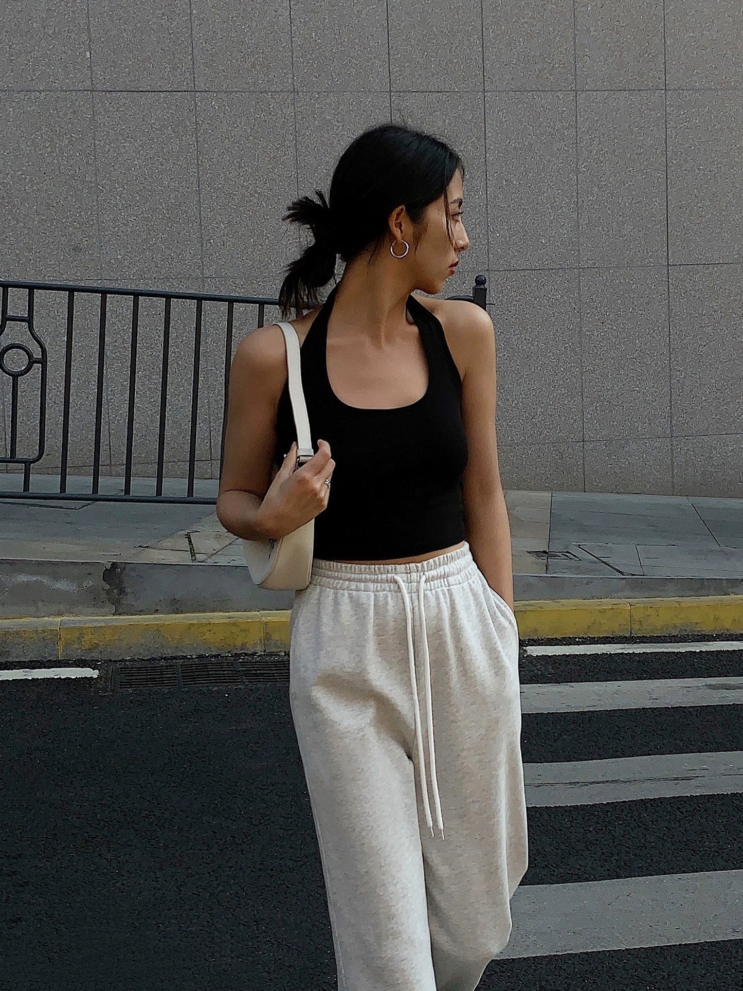 Nia Racer Crop