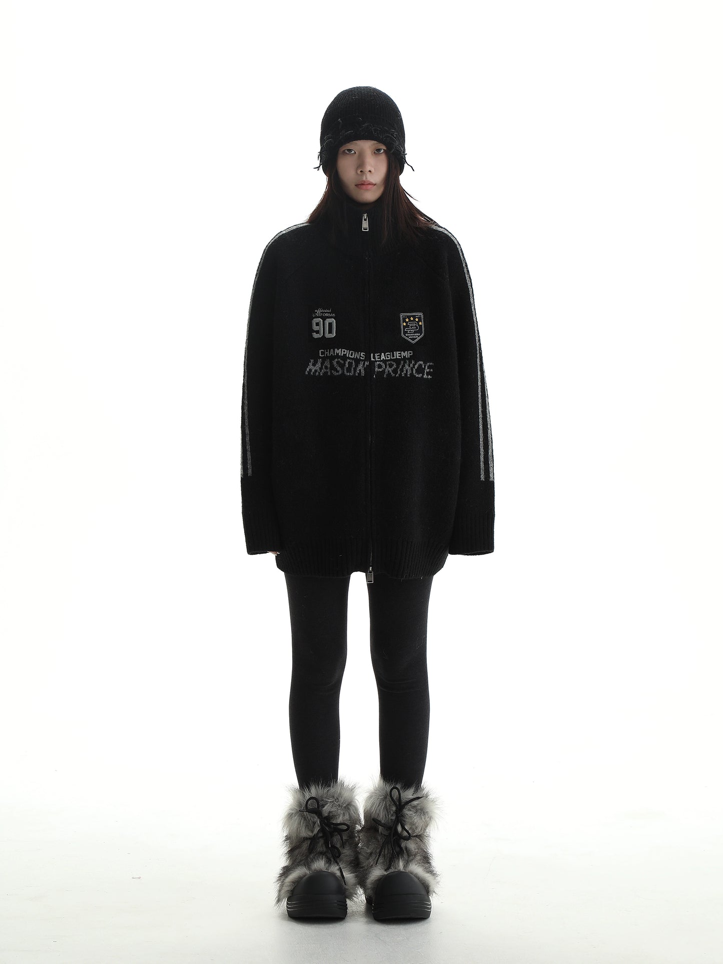 Retro90 Zip Cardigan