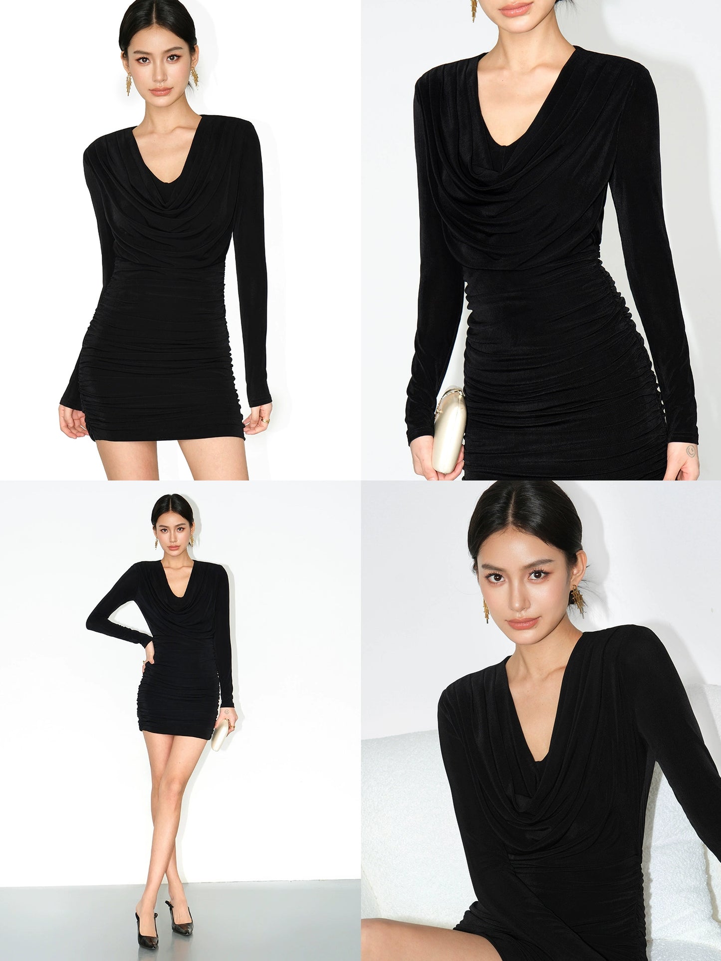 Liana Elegant Sheer Dress