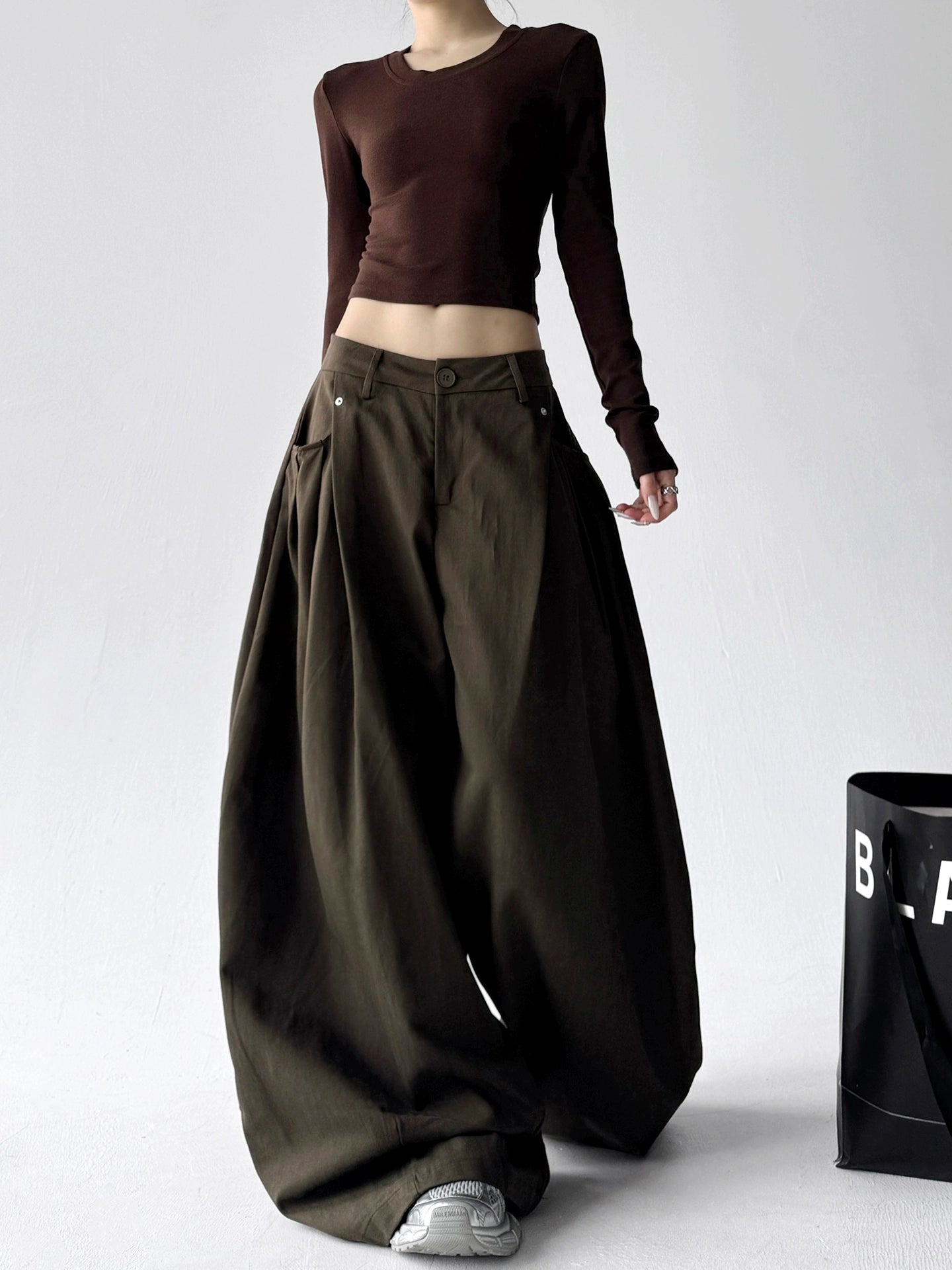 Phantom Pleat Pants