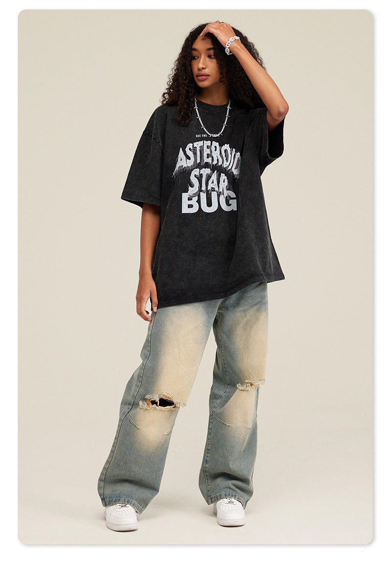 "Asteroid Starbug" Oversized Tee