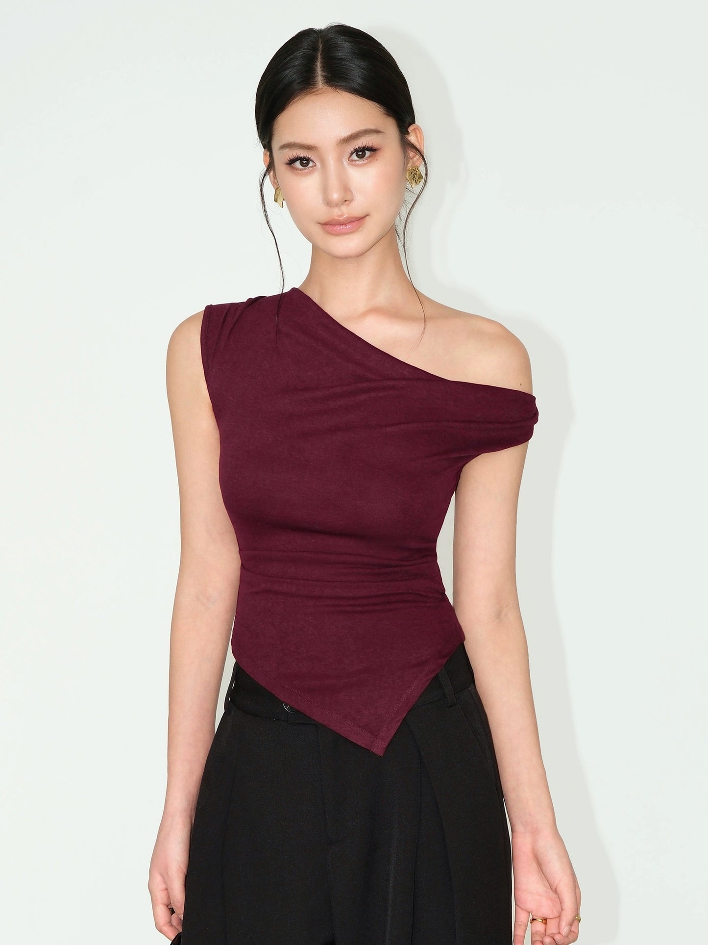 Viora Twist Flair Top