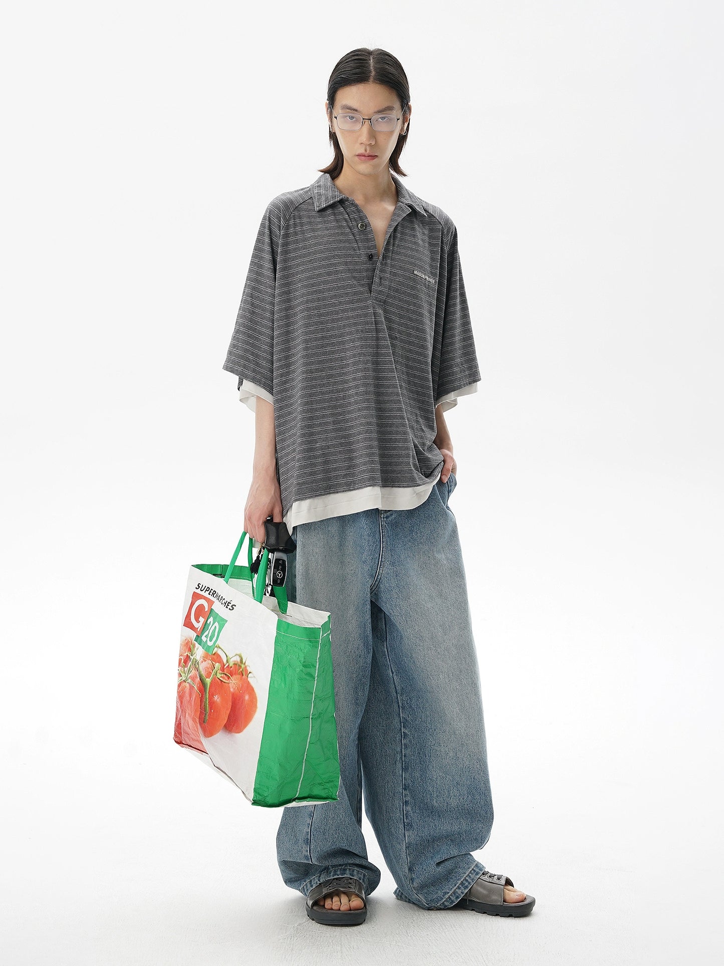 Faux Layer Polo Shirt