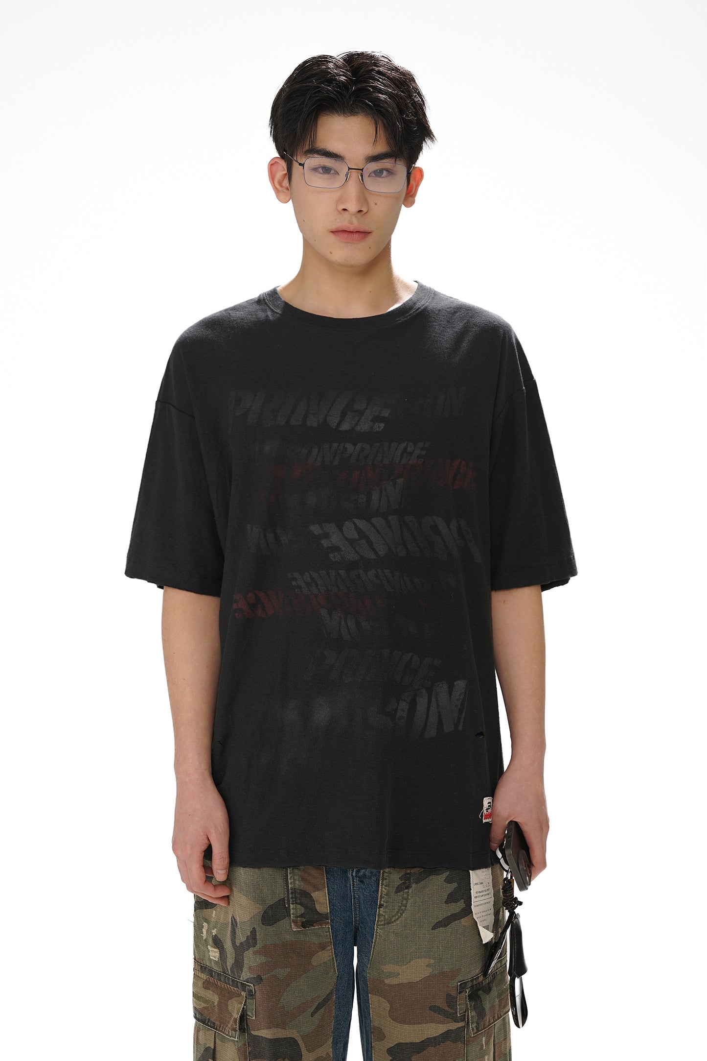 Stencil Script Tee