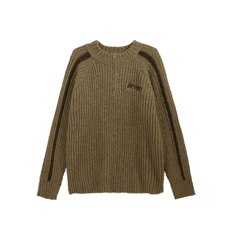 Quarter-Zip Knit Sweater