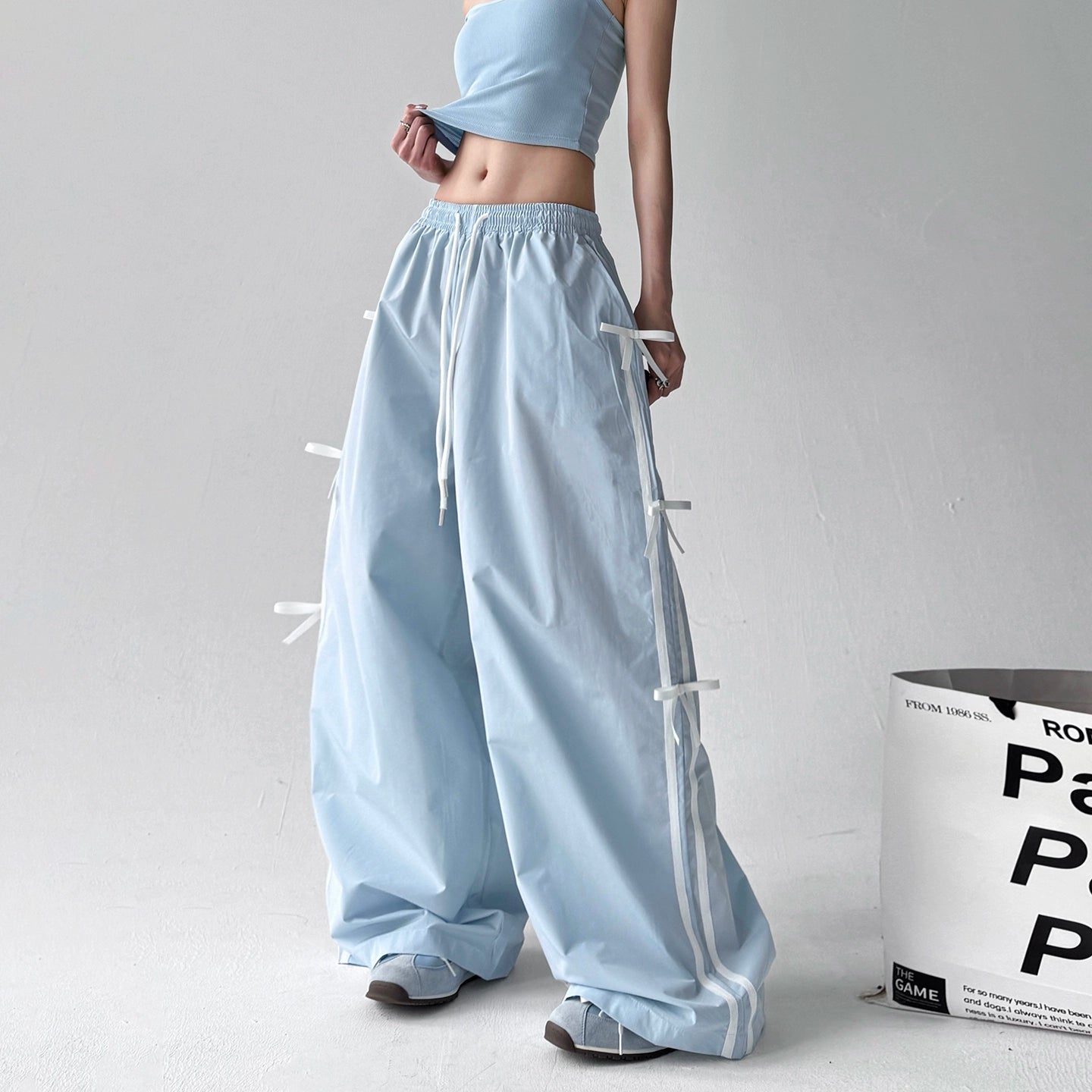 Ribbonflow Parachute Pants