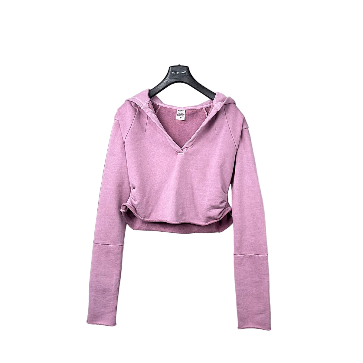 Grunge Crop Hoodie