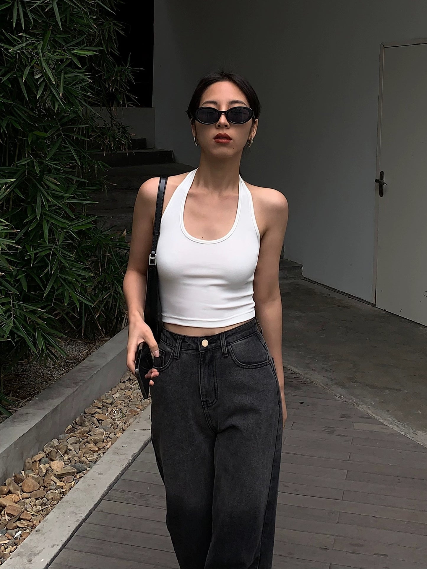 Nia Racer Crop