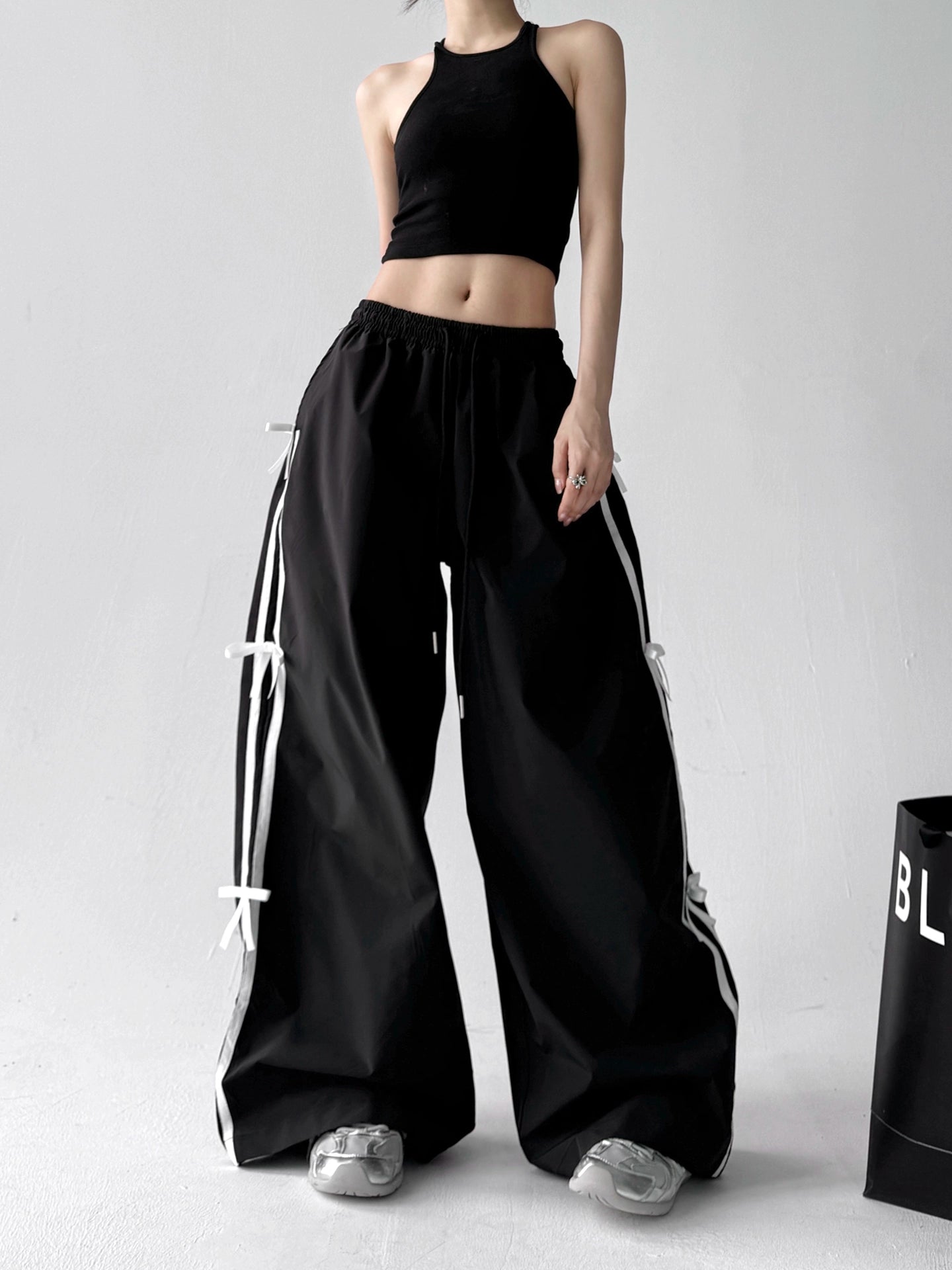 Ribbonflow Parachute Pants