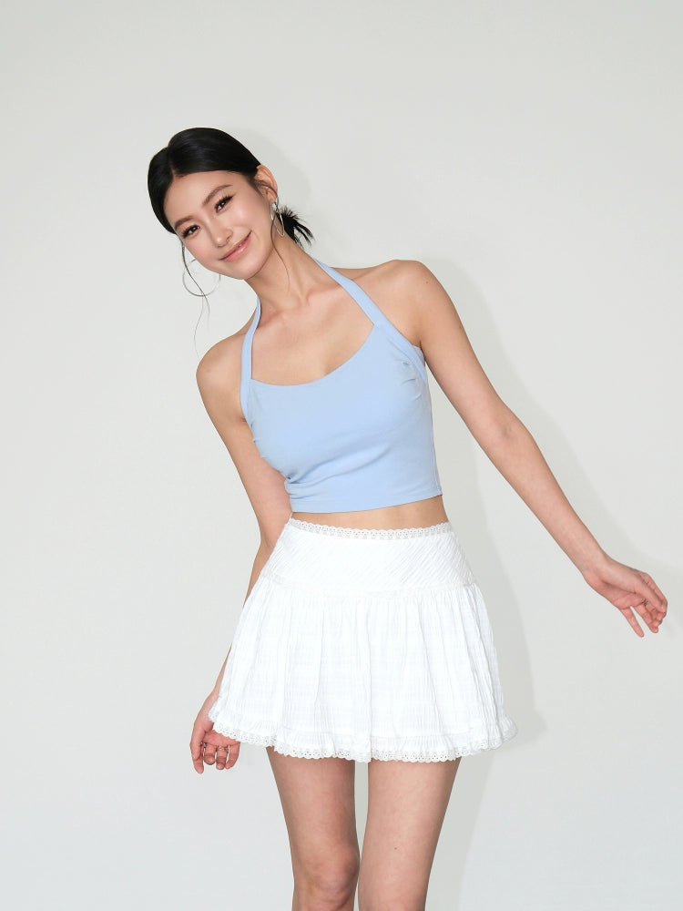 Opal Puff Mini Skirt