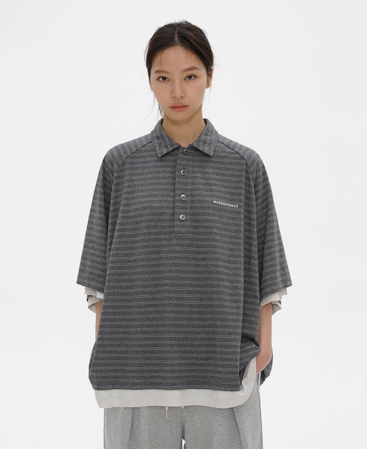Faux Layer Polo Shirt