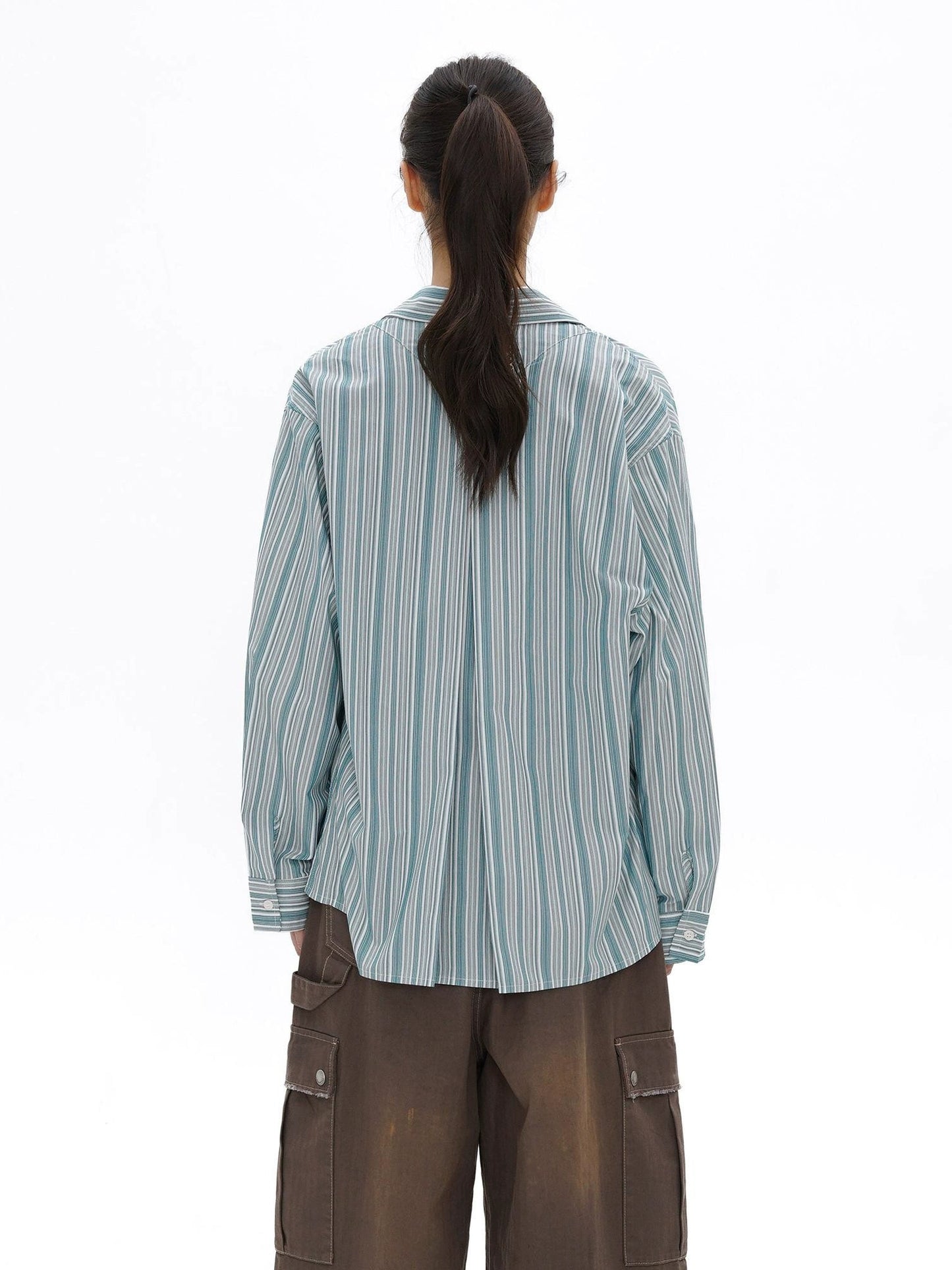 Vertiline Button-Up Shirt