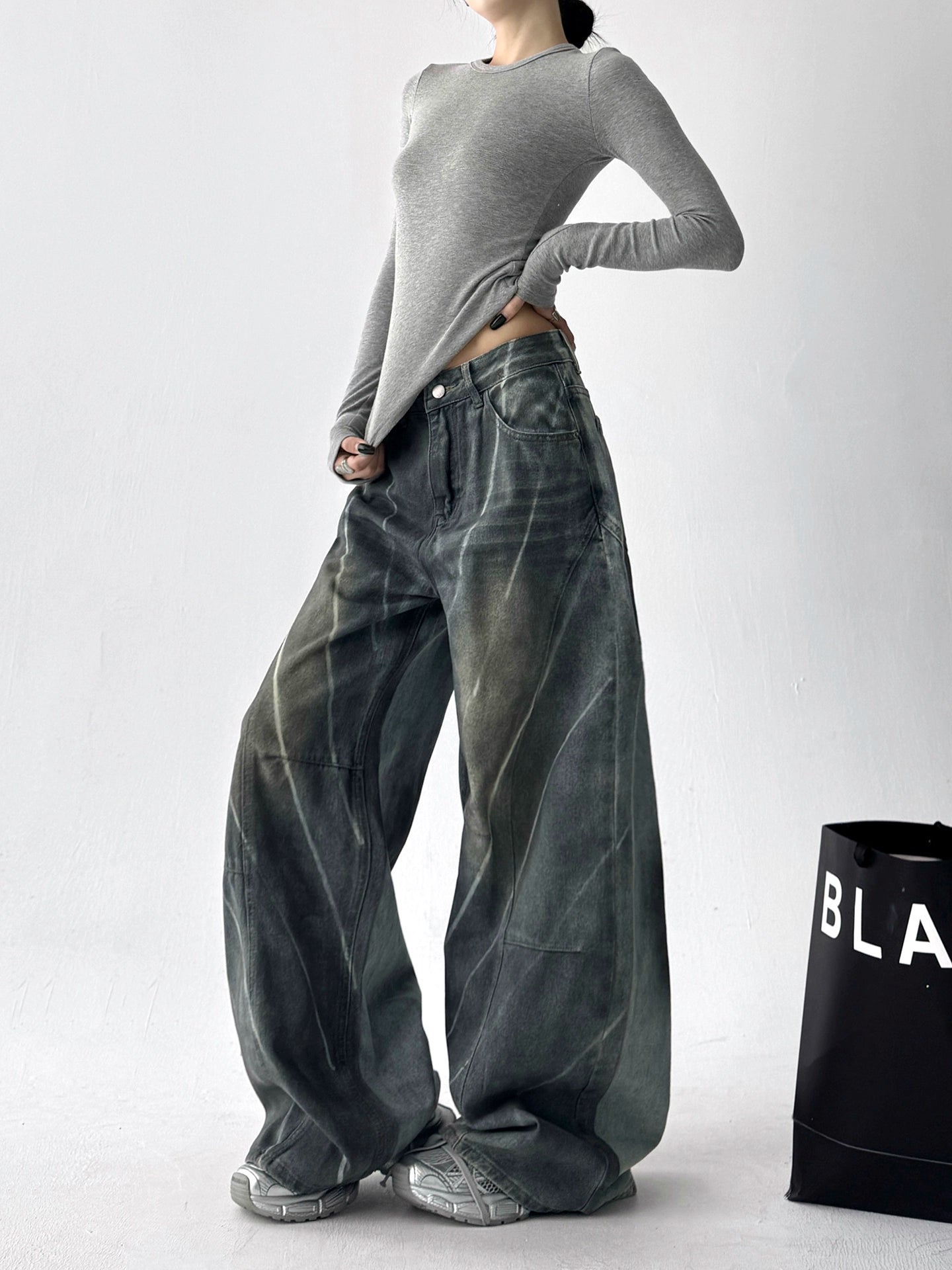 Crushed Horizon Jeans