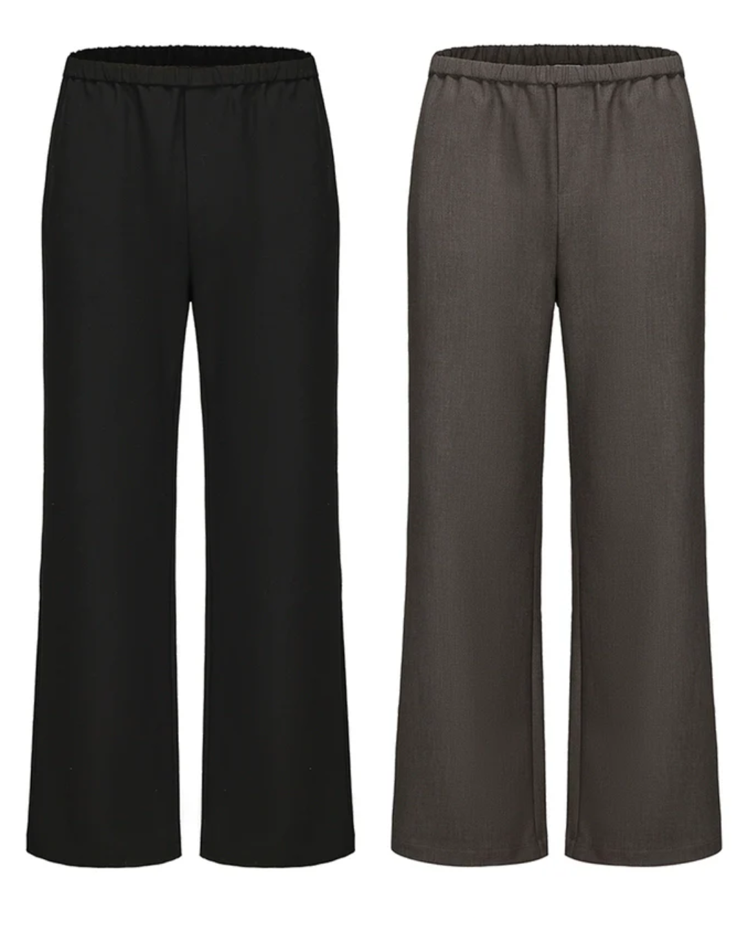 MUKHINA: Micro Flared Commuting Trousers | Nüra - Discover MUKHINA's Micro Flared Commuting Trousers: a chic blend of acetate and wool with a drawstring waist for comfort and style. Perfect for casual wear. - $78.00