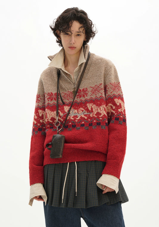 Gallop Half-Zip Sweater