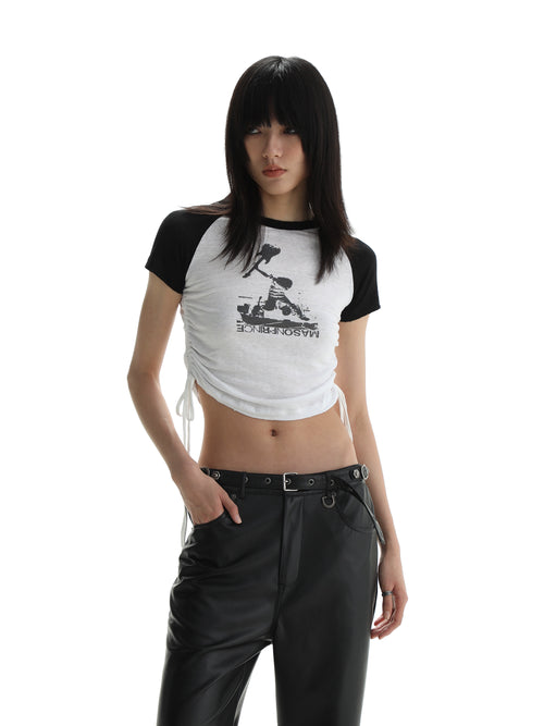 Rebel Drawstring Tee