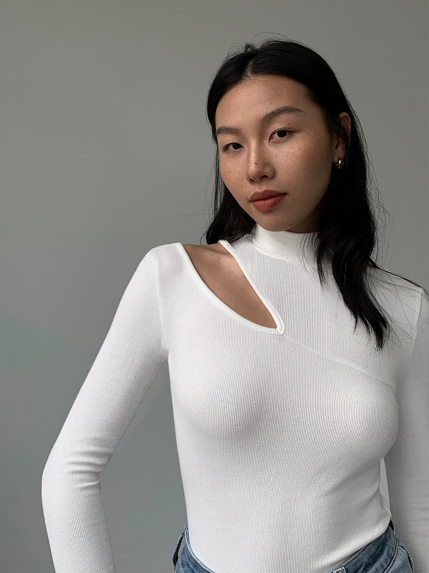 Ayla Asym Cutout Top