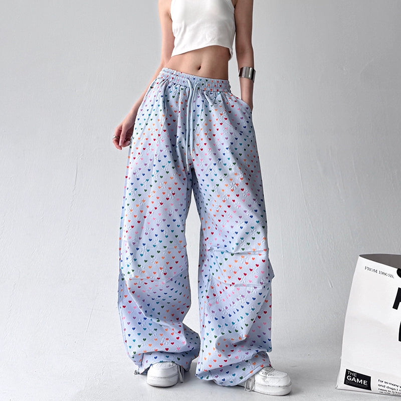 Rainbow Heart Pants