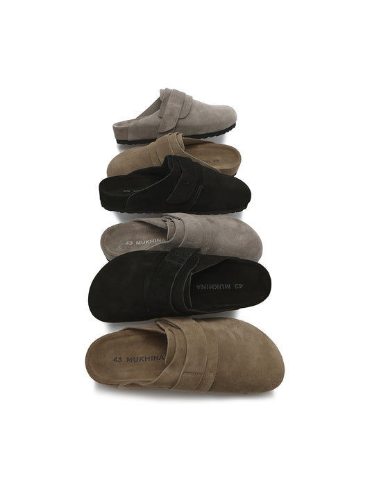 MUKHINA: Cowhide Commuting Shoe | Nüra - Effortless style & comfort with MUKHINA's unisex cowhide commuting shoes. Genuine leather, silky suede toe. Perfect for men & women. - $106.00